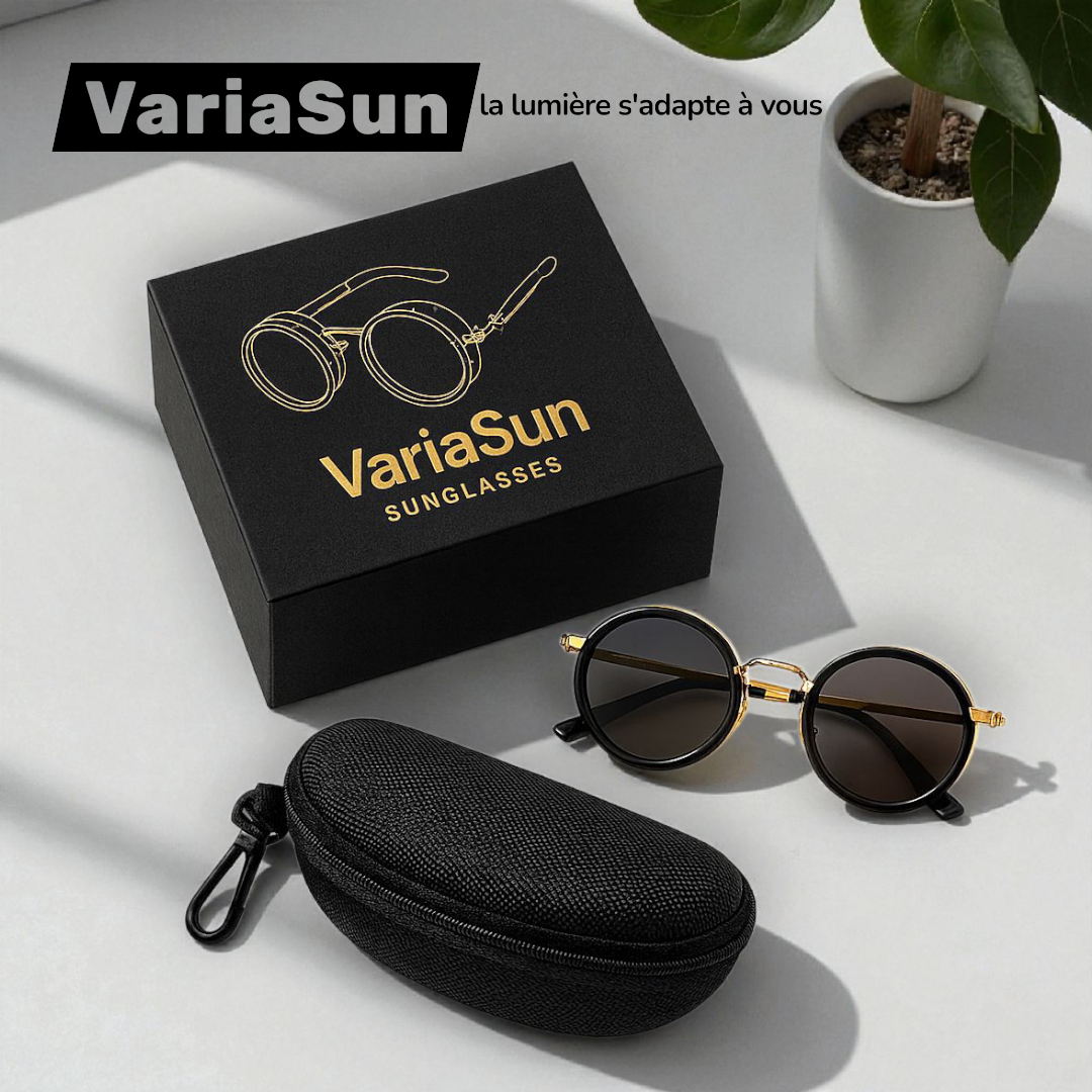 VariaSun™ – Les lunettes qui s’adaptent à la lumière, pas l’inverse.
